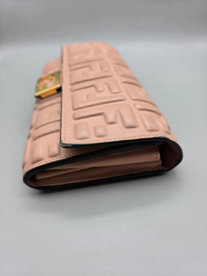 FENDI Zucca Baguette Wallet Clutch