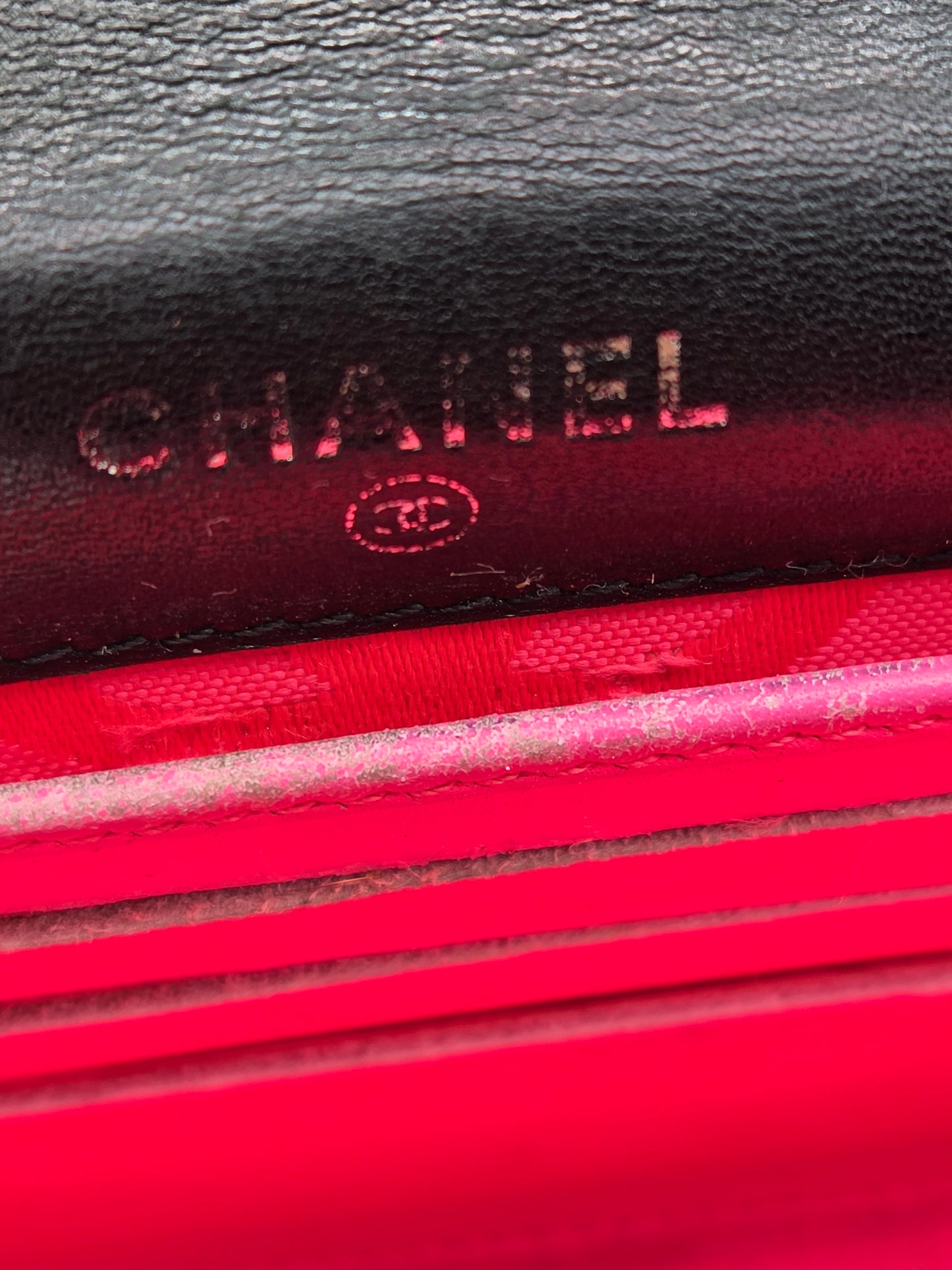 CHANEL Black Cambon Small Wallet