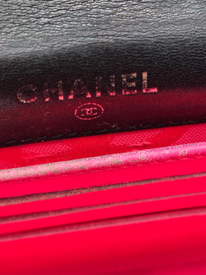 CHANEL Black Cambon Small Wallet