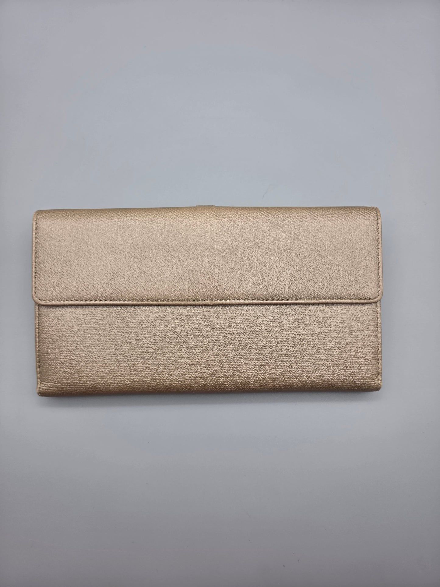 CHANEL Grained Calfskin CC Button Wallet