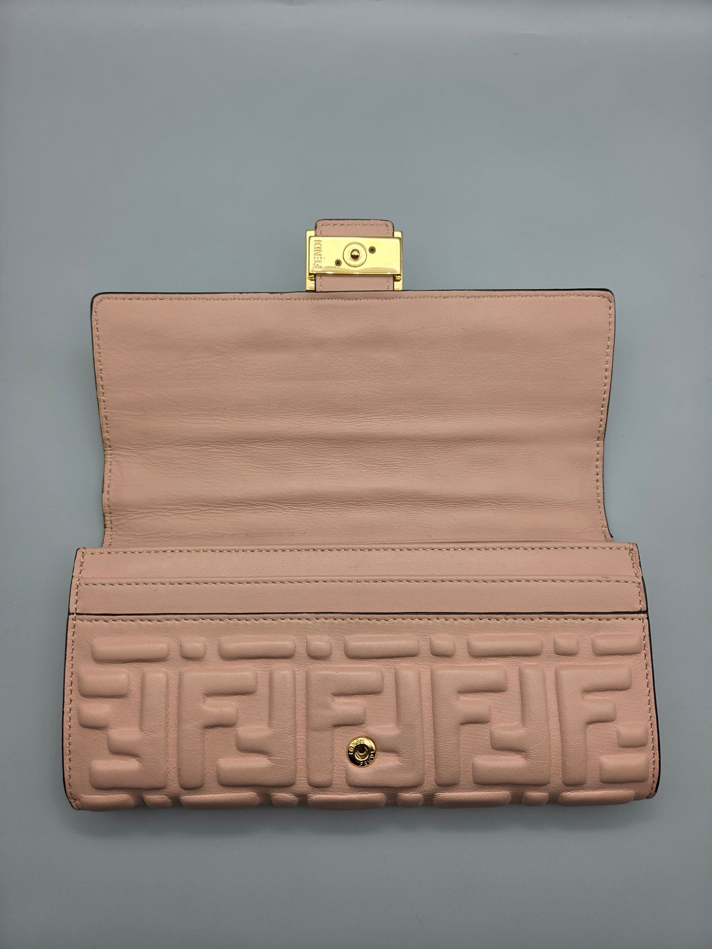 FENDI Zucca Baguette Wallet Clutch