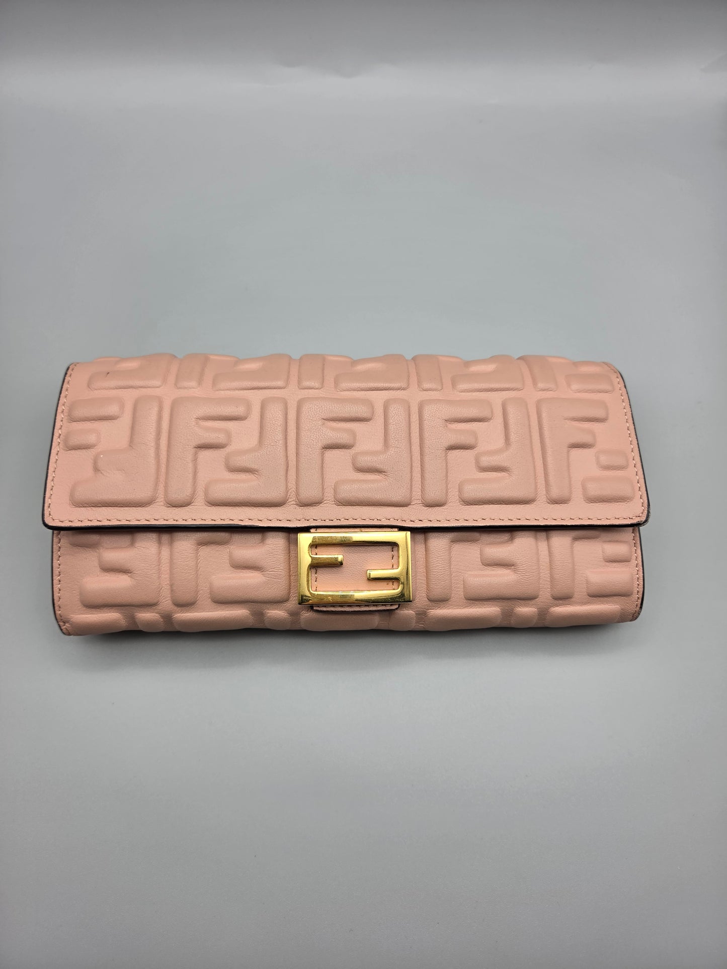 FENDI Zucca Baguette Wallet Clutch