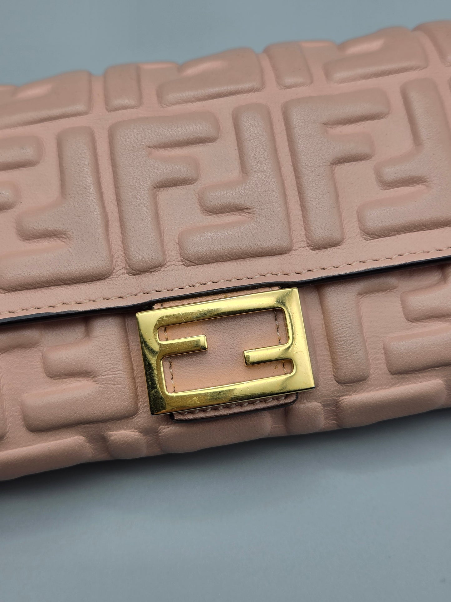 FENDI Zucca Baguette Wallet Clutch