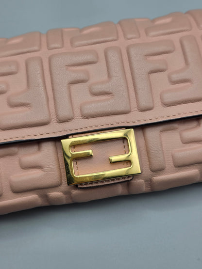 FENDI Zucca Baguette Wallet Clutch