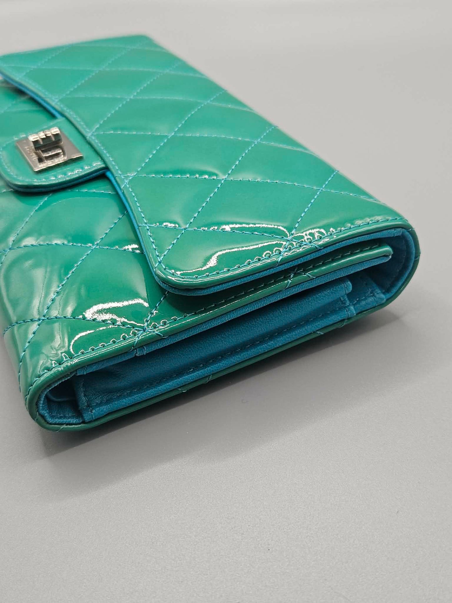 CHANEL 2.55 Reissue Patent Leather Large Flap Wallet
