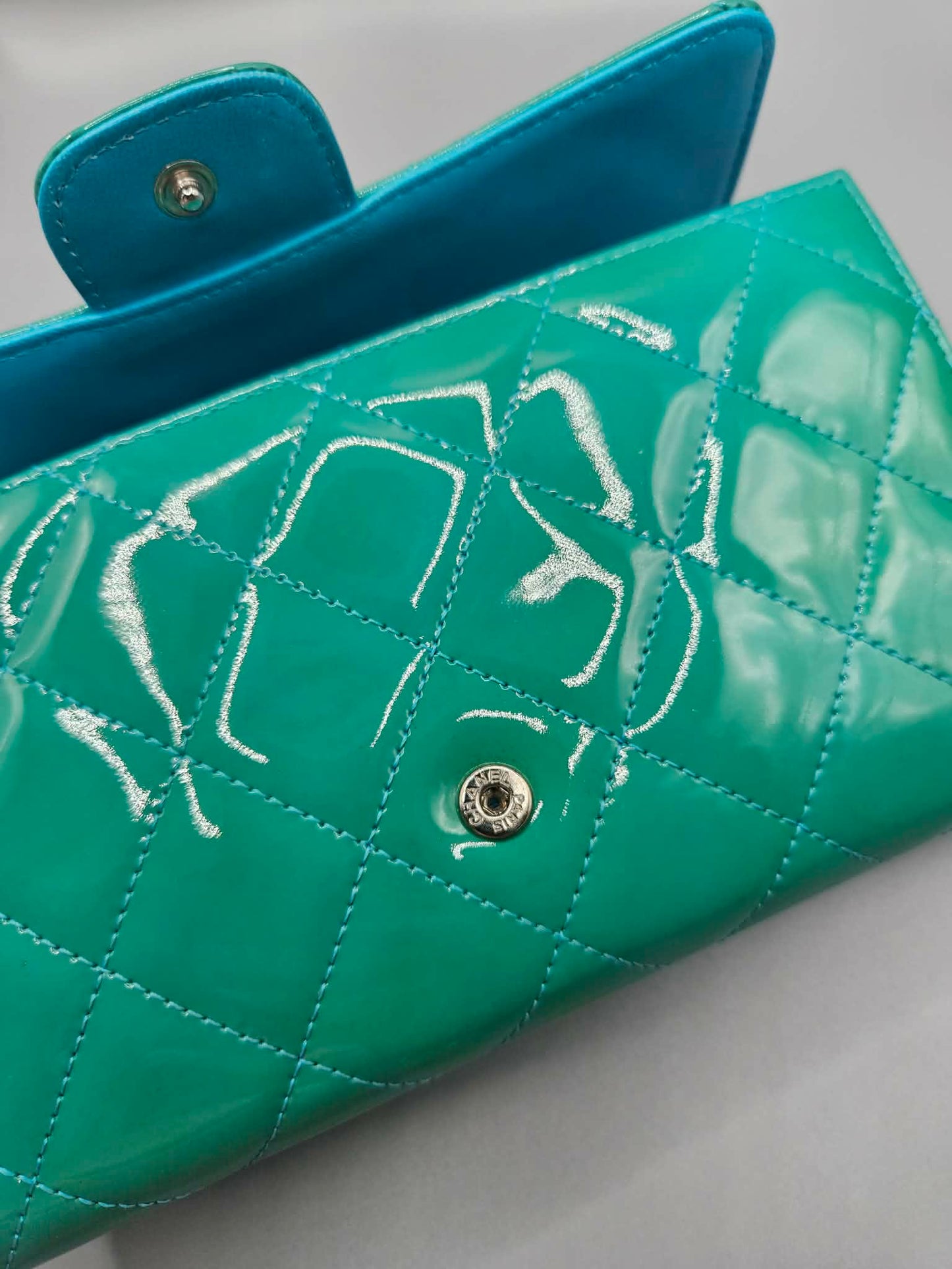 CHANEL 2.55 Reissue Patent Leather Large Flap Wallet