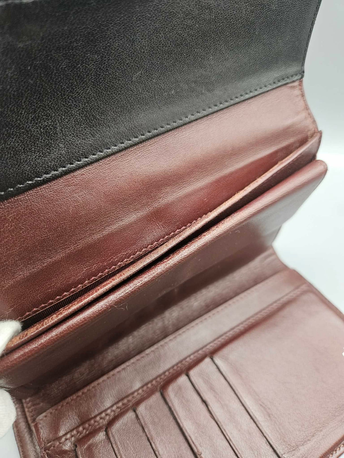 CHANEL Lambskin Quilted Large Flap Wallet in Black