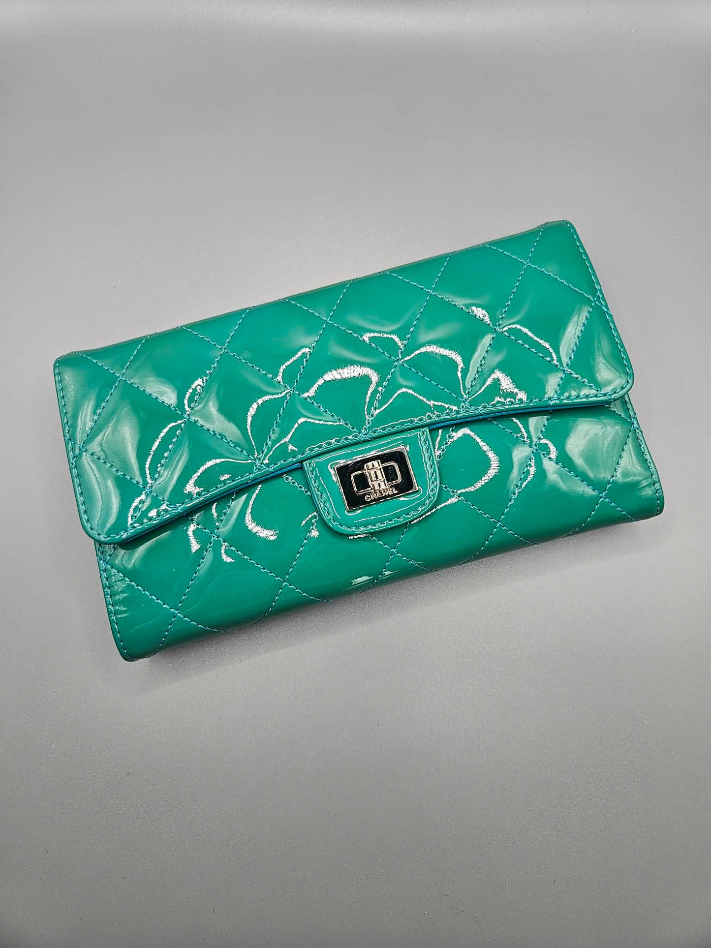 CHANEL 2.55 Reissue Patent Leather Large Flap Wallet