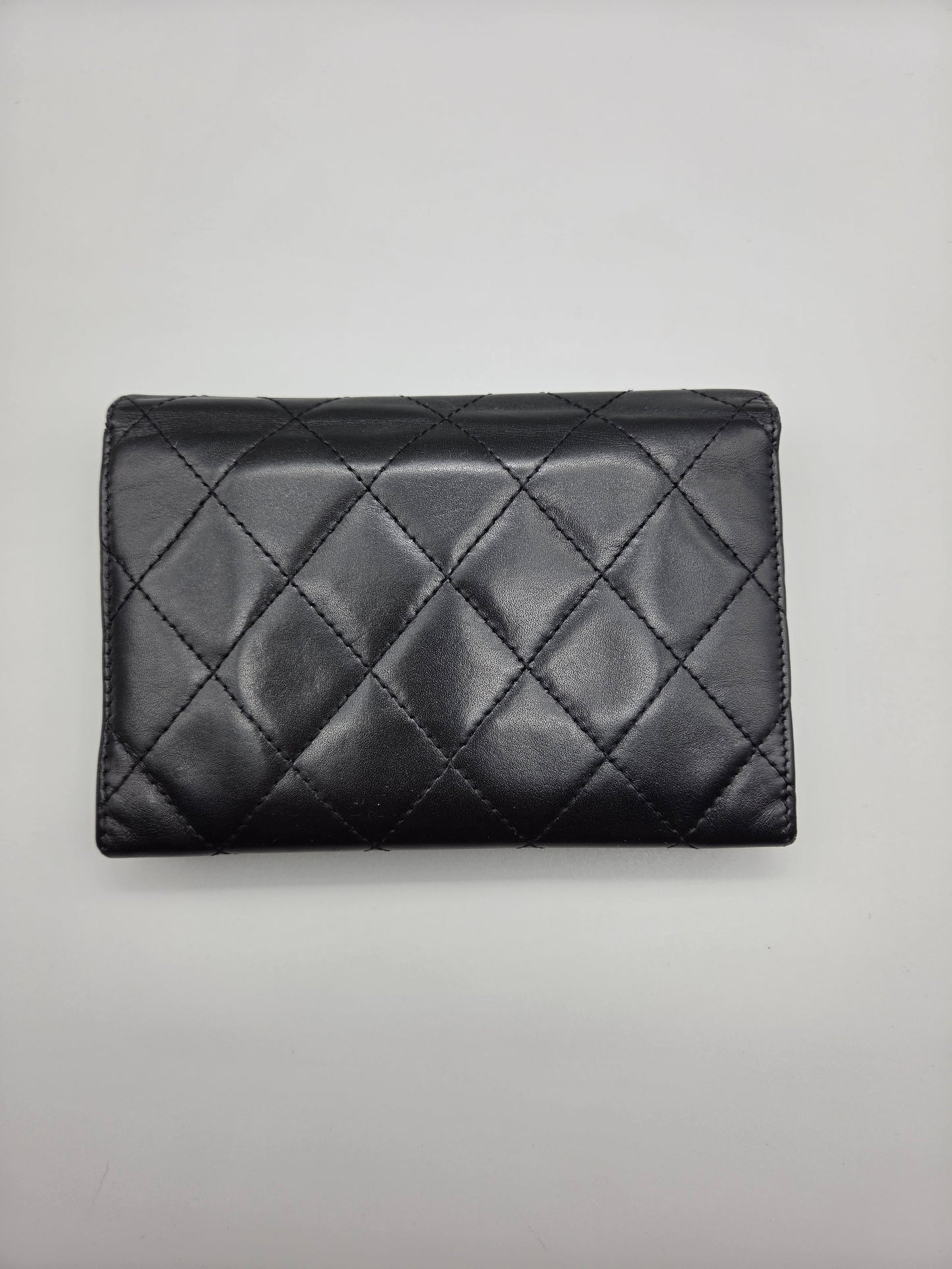 CHANEL Black Cambon Small Wallet